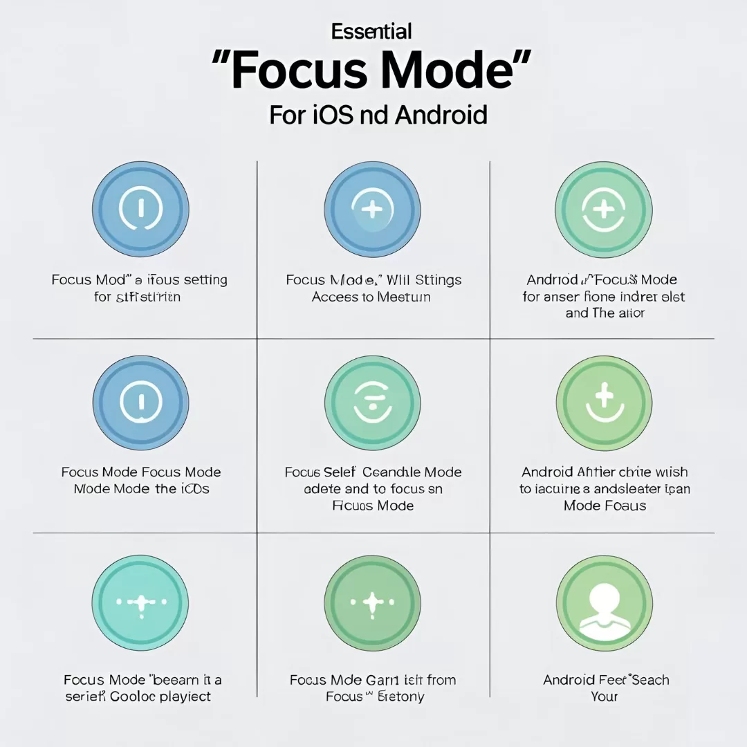 Configurações essenciais do “Modo Foco” para iOS e Android