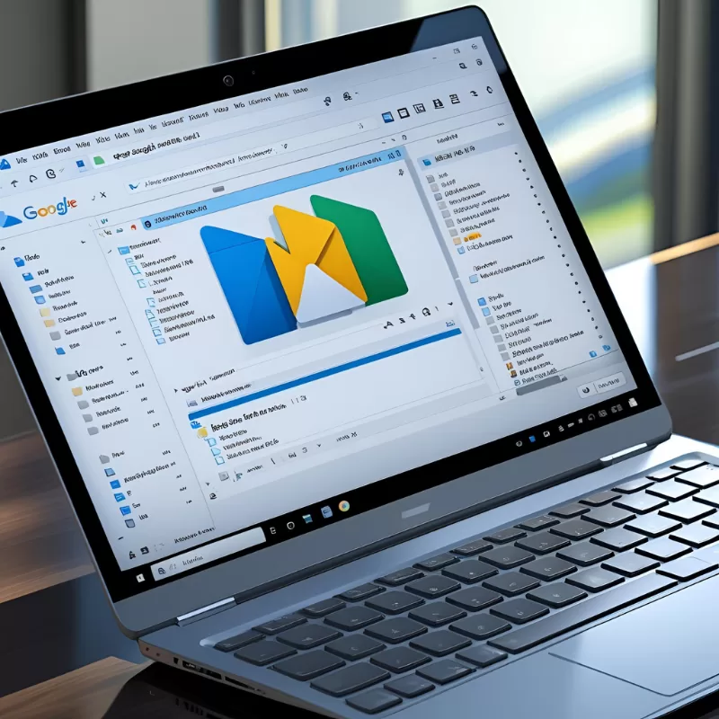 Tela do Google Drive sendo usado no modo offline no computador